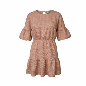 ASOS Design NWT Puff Ball Open Back Mini Dress